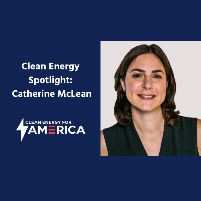 Clean energy spotlight: Catherine McLean.