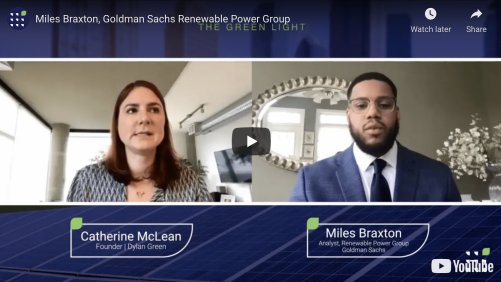 15 Interview with Miles Braxton, of Goldman Sachs Renewable Power Group