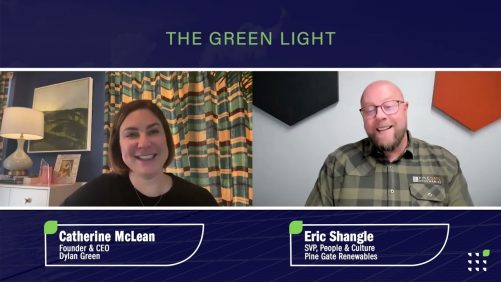 Eric Shangle, SVP, People & Culture of Pine Gate Renewables.