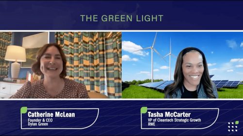 Tasha McCarter, VP of Cleantech Strategic Growth at RWE.